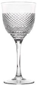 Taça de Cristal Lapidado Artesanal p/ Vinho Branco Libélula - Transparente - 50  Incolor - 50