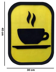 Quadro Decorativo ''Café'' 40x30 cm - D'Rossi