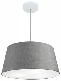 Pendente Cone Rustico Cinza MJ-4050 Para Mesa de Jantar e Estar
