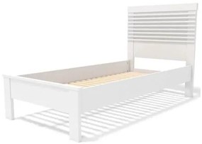 Cama Solteiro Alsy Branco Gelo 99cm - 65429 Sun House