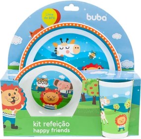 Kit Refeição para Bebê Happy Friends - Buba