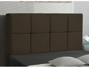 Cabeceira Roma para Cama Box Queen 160 cm Suede - D'Rossi - Marrom