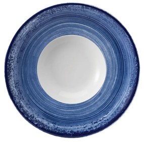 Prato Risoto 21Cm Porcelana Schmidt - Dec. Esfera Azul 2413