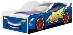 Mini Cama Infantil 148x68cm Personagens Carro Azul Z53 - Mpozenat