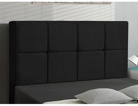 Cabeceira Roma para Cama Box Queen 160 cm Suede - D'Rossi - Preto