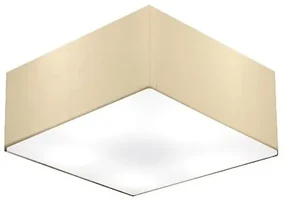 Plafon Para Sala Quadrado SL-3053 Cúpula Cor Algodão Crú