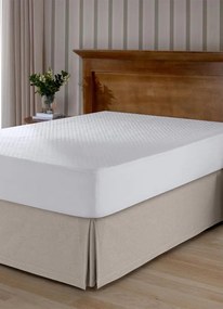 Saia Box Taupe Solteiro 1 Peça