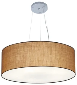 Pendente Cilíndrico Palha MJ-4010 Para Mesa de Jantar e Estar