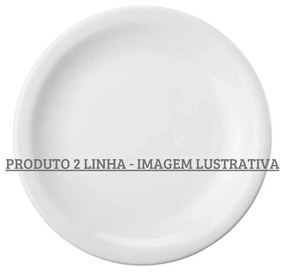 Prato Raso 26Cm Porcelana Schmidt - Mod. Protel Forte 2° Linha