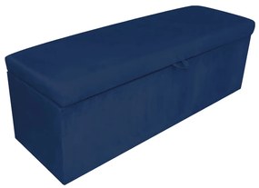 Calçadeira Clean 160 cm Suede Azul Marinho - D'Rossi