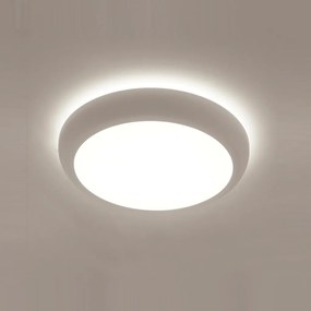 Plafon Bold Redondo Ø40X7,5Cm Led 32W Bivolt - Usina 19670/40 (BT - Branco Texturizado, 3000k)