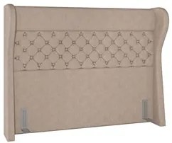 Cabeceira Cama Box Casal Queen 160cm Trinidad P02 Linho Areia - Mpozen