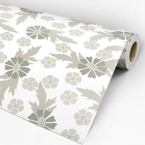 Papel de parede adesivo floral