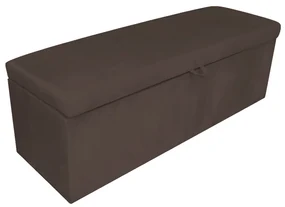 Calçadeira Clean 140 cm Suede Marrom D'Rossi