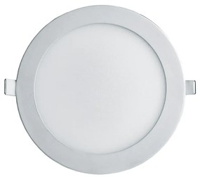 Luminária De Embutir Redondo 12W 6500K Led Bivolt Ø16,8X2,5Cm Downligh... (Branco)