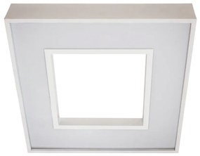 Plafon Belize 48X48Cm Led 36,8W Bivolt | Usina 19010/48 (ND-B - Nude Brilho, 3000k)