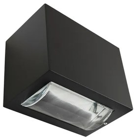 Arandela Led Aluminio Preto 2 Fachos 8w 50 3000k Ip65