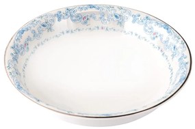 Saladeira 24Cm Porcelana Schmidt - Dec. Sensile Blu 2424