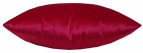 Capa de Almofada Lisa Peach de Veludo em Vários Tamanhos - Vermelho - 45x45cm