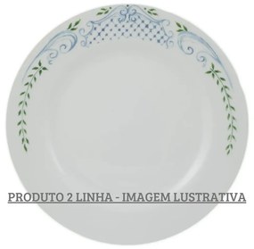 Prato Raso 27Cm Porcelana Schmidt - Dec. Tropical 2º Linha