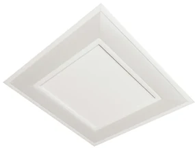 Embutido Convert Pro 23X23X05Cm 16,4W Led Bivolt | Usina 19220/23 (PT - Preto Texturizado, 4000k)