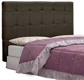 Cabeceira Tóquio para Cama Box Solteiro 100 cm Suede Marrom D'Rossi