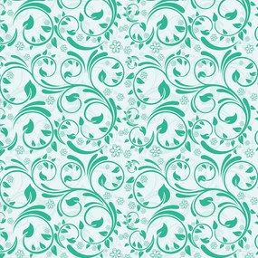 Papel de parede adesivo arabesco verde