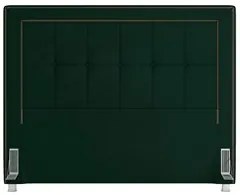 Cabeceira Cama Box Casal Queen 160cm Paolla P02 Veludo Verde Musgo - M