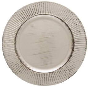 Sousplat Galles Radial Champagne Antique - Copa & Cia