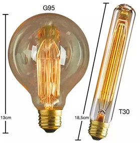 Lustre Arandela Retro Md-2028 Preto Suporte Para Lâmpada - Bivolt