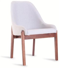 Cadeira Mara Estofada Detalhe em Metal Design by Augusto Crespi