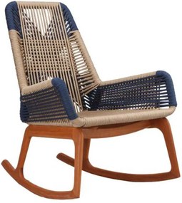 Poltrona de Balanço Zig Trama Corda Náutica Base Cumaru Eco Friendly Design Scaburi