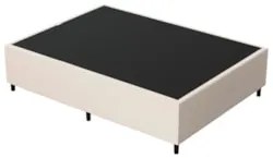 Base para Cama Box Casal 138x188cm Hit Z04 Suede Bege - Mpozenato