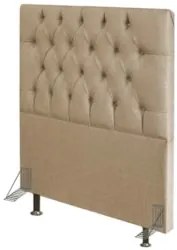 Cabeceira Cama Box Solteiro 90cm Diamante Linho Bege Z51 - Mpozenato