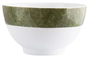 Bowl 500Ml Porcelana Schmidt - Dec. Cromo Verde 2449