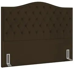 Cabeceira Cama Box Casal King 195cm Siena P02 Suede Marrom - Mpozenato