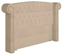 Cabeceira Cama Box King 195cm Provença P02 Bouclé Bege - Mpozenato