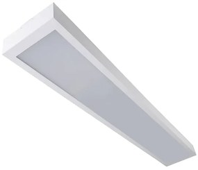 Plafon Led Sobrepor Aluminio Branco 54w 6500k Londres