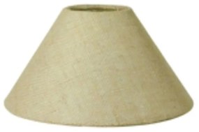 Cúpula em tecido cone abajur luminária cp-4078 25/40x15cm rustico bege
