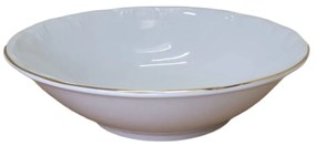 Saladeira 24Cm Porcelana Schmidt - Dec. Filetado Ouro Pomerode 0010