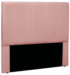 Cabeceira Cama Box Casal 140 cm Arizona Veludo Rosa S04 - D'Rossi