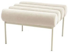 Pufe Rolinho Sarja Linho Base Taupe - 74334 Sun House