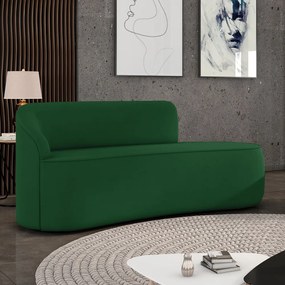 Sofá 4 Lugares Orgânico 220 cm Morgan Suede D03 - D'Rossi - Verde