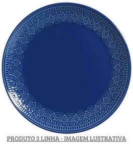 Prato Raso 27,5Cm Agra Navy - Porto Brasil 2° Linha