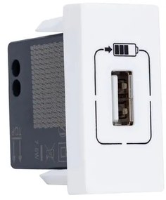 Modulo Tomada Carregador Usb Pial Plus+ 1,5a Branco