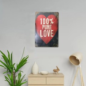 Quadro Decorativo MDF Love 40X60 cm - D'Rossi