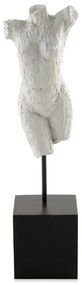 Escultura Decorativa Corpo Feminino em Poliresina Branco 28x7 cm M02 - D'Rossi