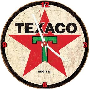 Relógio Decorativo Texaco Oil Retrô