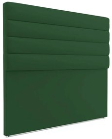 Cabeceira California Para Cama Box King 190 cm Veludo Verde - D'Rossi