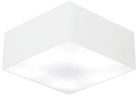 Plafon Para Sala Quadrado SL-3012 Cúpula Cor Branco